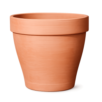 Großer Pflanzkübel aus Impruneta-Terracotta – zeitlose Eleganz für Garten und Terrasse